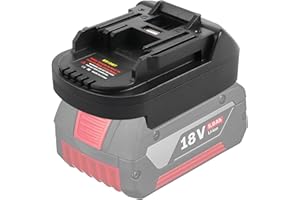 Powarobor BS18MT Adaptador de Batería USB con 5V 2.1A para BS 18V Li-Ion GBA Baterías BAT609 BAT610 BAT619,Compatible con Makita 18V Herramienta Eléctrica