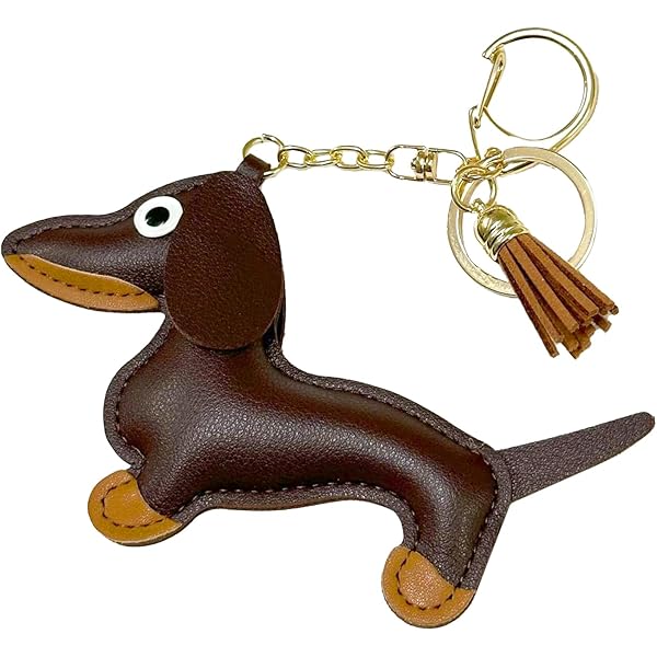 J'* Les Teckels Porte-clés * Animal * Étiquette * Porte-clés Anneau Sac À Main Sac À * Charme * Des Animaux De Compagnie * Maman Papa Cadeau