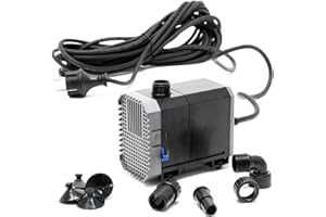 SunSun Eco Bomba para Estanque CHJ-2000-10 de 2000l/h 35W Cable de 10m Bomba de Filtro o Arroyo