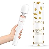Vandelay® (UK) Mega Mate Body Massager by Magic Mate -Wireless vibration machine for Female & Male (White)