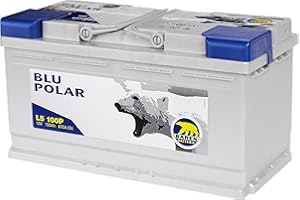 Baren Batteria Auto Flooded L5 100P 12V 100Ah 870A, Batteria = Fiamm L5 100P, Batteria per tutti i Veicoli, Made in Italy, Senza Manutenzione, Pronta all'uso, Batteria Alta Affidabilità