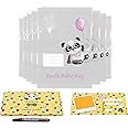 DOMUS® 8 Bustine Corredino Neonato Ospedale Panda Baby Bag - Sacchetti Cambio Neonato Ospedale Utili per Organizzare Borsa Pa