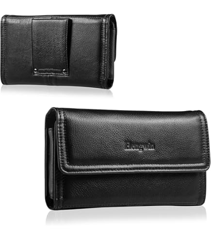 MATADOR Echt Leder Universele Mobiele Telefoon Tas Holster Heuptas Magneetsluiting Dwars Voor Telefoons Tot 6 9 Inch Incl Geschenkdoos Donkerbruin 782843692