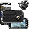 Boult Cruisecam X5 Pro GPS Dashcam with 4K + 8MP (Front) & 1080p + 2MP (Rear) Recording, App Control, 140° Wide FOV, 3" LCD Screen, GPS Logger, Night Vision, Sony IMX415 Sensor Dash Camera for car