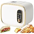 Smart Bread Maker,13-in-1 Automatic Bread Maker Machine With Ceramic Pan,15h Timer&1h Keep Warm,600g Dough Maker with Intelligent Temperature Control Sourdough,for Gluten Free,Dough
