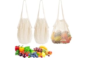 3 stycken inköpsnät, shoppingväska nät, shoppingväska nät återanvändbar