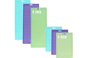 YiYFiT 6 Pack Cutting Mat for Cricut Joy,3*4,5’’*12’’& 3*4,5’’*6,5’’ Variety Adhesive Grip Replacement Sticky Cutting Mats Adhesive Vinyl Mats Compatible with Cricut Joy Accessories for DIY Making