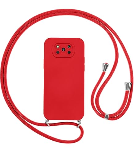 Cover Vauki Per Xiaomi Poco X3 NFC/X3 Pro – Trasparente Con Glitter E Marmo – Include Cordino E Tracolla – Rosa - 3