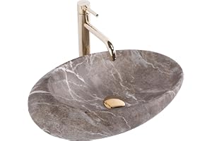 Rea Tvättställ badrum Roxy B Stone NATURE handfat badrum 490 x 310 x 135 mm Keramik