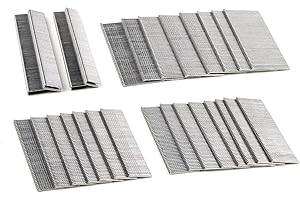 NEU MASTER Chiodi 18GA/graffette Type90 18GA, set totale di 1600 pezzi per pinzatrice NTC0040/NTC0023 chiodatrice (NTC0040/NTC0023 non inclusi)