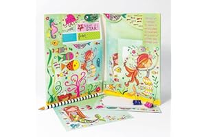 Rachel Ellen Designs WS21 - Cuaderno (Child, Multicolor, Imagen, Mermaid, 160 mm, 220 mm)