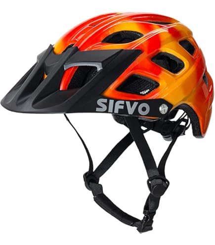 FUNWICT Kinderfietshelm voor meisjes en jongens, verstelbare fietshelm voor jongeren, multisporthelm voor skateboarden, fietsen, 52-56 cm (mixgeel, S: 52 - 56 cm