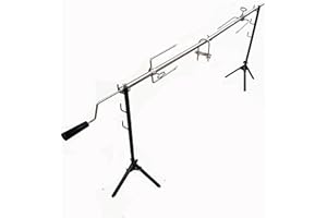 SUNSHINEBBQS Tripod Rotisserie Spit Suckling Hog Pig Roast BBQ Set