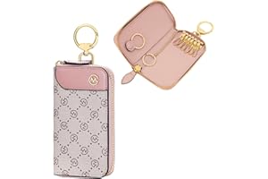 GOLF SUPAGS Portachiavi Porta Carte da Donna in Pelle PVC Portafoglio per Chiavi, Organizer per Denaro Portachiavi Borsa Borsellino