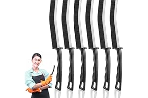ANOEPUY Brosse de Nettoyage des Interstices 6 pièces, Brosse Nettoyage Salle de Bainbrosse Joint Carrelag, Brosse de Nettoyage à Poils Durs pour Rainure Fenetre, Salle de Bain, Toilettes, Cuisine
