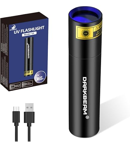 Fafeicy Torcia Magnetica, Potente Torcia Magnetica USB Ricaricabile Pieghevole Portatile con Lampada Circolare a Temperatura di Colore a 3 Livelli, Spazzatrici Magnetiche (rosso