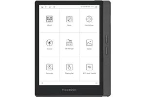 ONTRACK Meebook E-Reader M7 | 6.8' Eink Carta Screen | Physical Page Buttons | 300PPI | SmartLight | Android 11 | Ouad Core Processor | LoudSpeaker | Play Store | 3GB+32GB Storage | Micro-SD Slot | Grey