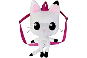 Joytoy Gabby's Dollhouse Pandy Paw (Panda Pfötchen) - Mochila de Peluche (23 x 12 x 45 cm)