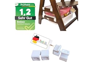 EmSoLi Adaptor White for Ikea Trofast Box Basket Wire Basket Compatible with Hauck Alpha, Alpha Plus, Beta Baby High Chair High Chairs Children's Chair Accessories High Chair