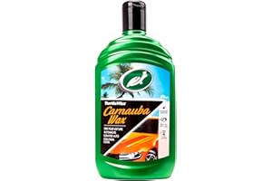 Turtle Wax Car Wax 500 ml - Cire de véhicule 3 en 1, nettoie, fait briller et protège pour une finition lisse et vitreuse - (le design peut varier)