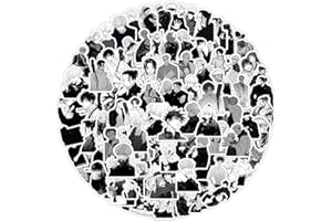 FANCICO Pegatinas de Jujutsu Kaisen 100 Uds., pegatinas de dibujos animados para botellas de agua, equipaje, bicicleta, coche, pegatinas bonitas, suministros para fiestas para adolescentes y adultos