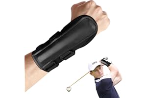 VerteLife Golf Handgelenkstütze mit Metallschienen Unterstützung Schwungtraining Hilfe für Haltungskorrektur & Arthritis Schmerzlinderung Golf Handgelenk Stabilizer für Anfänger & Senior Golfer