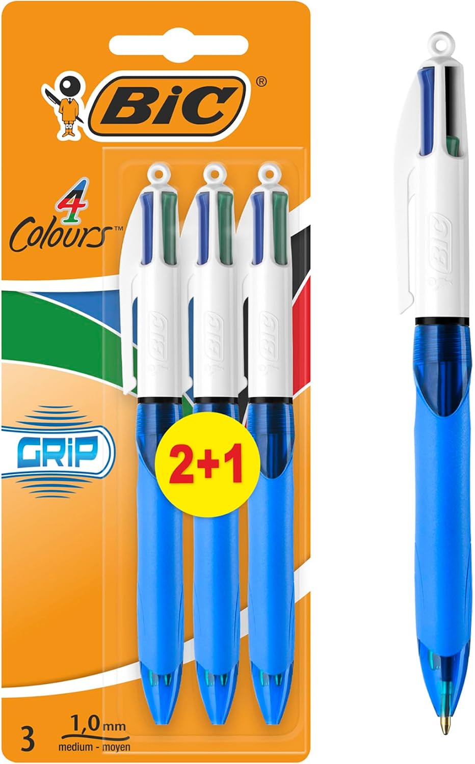 Faut-il Acheter le BIC 4 Colours Pens Multicolour Grip - 4 Colou (BIC) ? Notre Avis