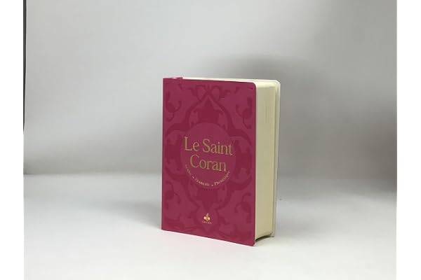 Saint Coran Phonetique (13 X 17 Cm) - (Ar-Fr-Ph) - Couverture Daim Rose