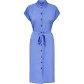 ONLY Shirt Collar Plain Long Dress, TYCAFFE892EBC3C9E2