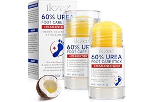 NIFEISHI Urea Creme 60 Prozent, Fußcreme Trockene füße mit 2% Salicylsäure, Schrundensalbe füße, Schnell einziehende Leistungsstarke Feuchtigkeitscreme für Trockene, Rissige Füße, Anti Hornhaut, 2 Stück