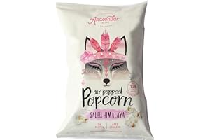 Anaconda Wild Natural Snacking Foods, Palomitas con Sal del Himalaya, Sin Gluten, Apto para Veganos, 30g