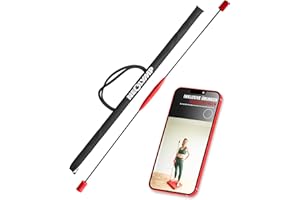 ‎NEOLYMP NEOLYMP Schwingstab Fitness - Verstellbare Gewichte für Schwingenschlag - Gymnastikstab - Ergonomischer Griff mit Anti-Rutsch-Struktur - Gymstick