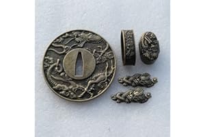 BOHIHYU JAPANESE SAMURAI SWORD KOSHIRAE – TSUBA FUCHI KASHIRA MENUKI HJ81-HJ105