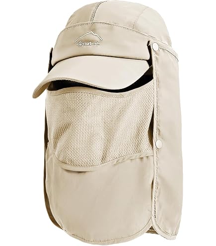 Casquette De Safari Femme UPF50+ - Protection Solaire Intégrale Pour Outdoor