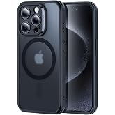 ESR iPhone 15 Pro Max i&ccedil;in kılıf seti (5'i 1 arada), şeffaf mat kılıf, ekran koruyucu folyo ve kamera korumalı, MagSafe ile u