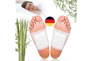 Instinktive-Oase® Bambuspflaster Foot Patches Vitalpflaster (20 Stück) | Fuß Pads Wellnesspflaster aus 100% natürlichen Inhaltsstoffen | Großartige Fusspflege | Entspannen Sie Ihre Müden Füße