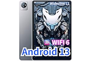 WIFI 6 Blackview Tablette Android 13 Tab 70, Tablette Tactile 10,1 Pouces 6+64GO(2TO TF), Tablette Gaming 6580mAh/Bluetooth 5.0/1280*800 HD+ IPS/Google GMS/Widevine L1/OTG/3 Caméras/2Ans Garantie-Gris
