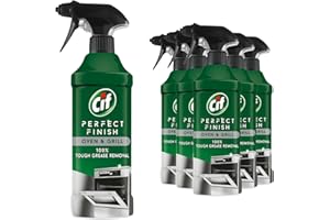 BREEZ Cif Perfect Finish Specialist Cleaner Spray Oven & Grill 6 x 435ml