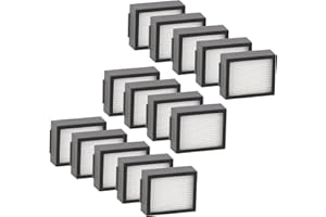 CHAIN PEAK (14 piezas) Filtro HEPA de repuesto compatible con iRobot Roomba i7 i7+ J7 j7+ Plus i3 i3+ i2 i2+ i1 i1+ i4 i6 i6+ i8 i8+ E5 E6 E7, EVO, E I & J Series Filters Kit Accesorio (NO PARA Combo J7+)