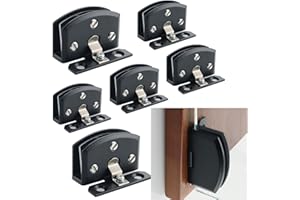 Cokritsm Bisagras para Puertas de Cristal para 5-7mm de Espesor de Cristal, Aleación de Zinc Bisagra de Armario Vitrina de Vino Clip de Puerta de Armario Piezas de Repuesto Negro