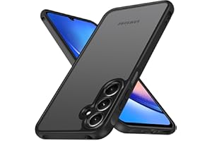 ivoler Etui do Samsung Galaxy A35 5G [pełna ochrona aparatu] [standard wojskowy] odporne na uderzenia etui na telefon komórkowy, matowe, przezroczyste etui ochronne na tylną stronę zapobiegającą