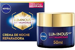NIVEA Cellular Luminous630 - Crema de Noche - Crema Reparadora - Con Ácido Hialurónico y Thiamidol - Fórmula Antimanchas - Rostro, Cuello y Escote - Regenera y Revitaliza - Todo Tipo de Piel - 50 ml