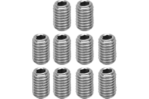 VGEBY Viti per Pinne per Tavole da Surf da 10 Pezzi, Sostituzione di Viti per Pinne M5 Portatili Antiruggine in Acciaio Inossidabile 304