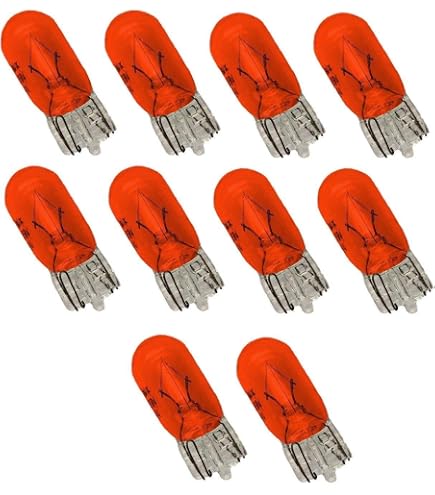 Lot De 10 Ampoules T10 W5W 12V - Blanc Neutre 4500K, Culot W2.1x9.5d, Pour Voiture Et Moto