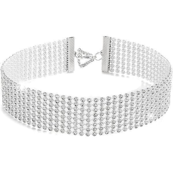 Donne Orecchini lunghi strass nappa scintillante accessori moda