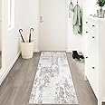 Aolawco Hallway Runner Rug, 65x180cm Non-Slip Carpet Runners, Washable Entrance Carpet Kitchen Runner Long Hallway Runner for Living Room/Hallway/Bathroom/Laundry Room Rug Runner
