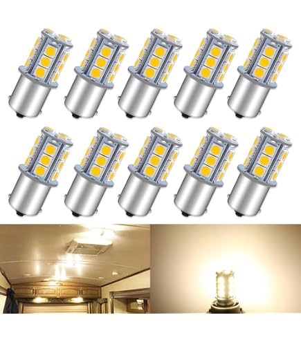 Ruiandsion 10 lampadine LED BA9S bianche super luminose 6-30 V Ba9 T4W cuneo lampadina di ricambio per interni auto luci luci di cortesia luci cupola mappa luci