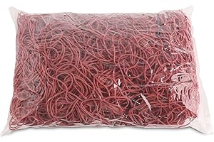 OFFICER PRODUCTS Elastici per UFFICIO PRODOTTI Diametro 50mm 1,5x1,5mm 1000g Rosso/Piccoli Accessori Ufficio/Tipo-Standard/Materiale-Gomma/Peso (g)-1000 / Colore-Rosso/Dimensione-1,5x1,5mm