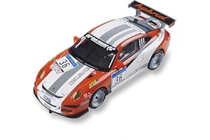 Scalextric - Coche de carreras ORIGINAL - Coche Slot escala 1:32 (SCX Porsche 911 GT3 - Hybrid)