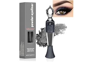 BEINUP Eyeliner 2g, Lápiz Delineador de Ojos Negro Ideal para Ojos Ahumados - Altamente Pigmentado e Hipoalergénico - Fácil de Aplicar - Lápiz Delineador de Ojos, Delineador de Ojos en Polvo 100% Natural